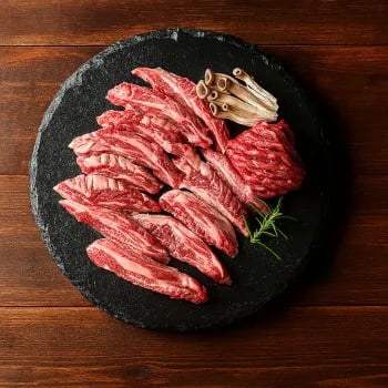 1++ 투쁠 한우 갈비살 300g (24,900원 / 무배)