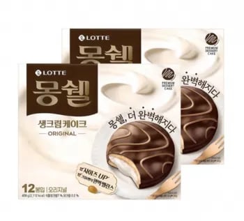 몽쉘 오리지널 12개입, 408g, 2개 (와우)