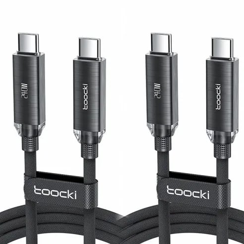 Toocki C타입 C to C PD240W E-Marker 칩 초고속충전 케이블