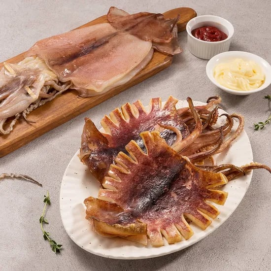 원양산 반건조오징어 5미 소자 475g (9,400원/무배)