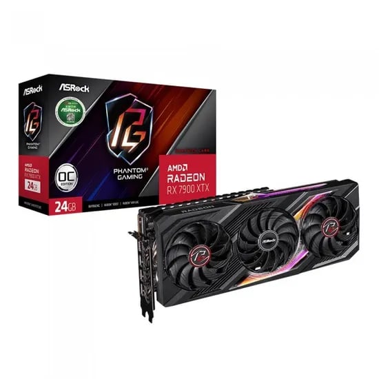 ASRock 라데온 RX 7900XTX Phantom gaming OC D6 24GB 대원씨티에스