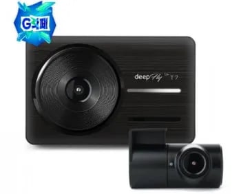 딥플라이 T7 풀HD 블랙박스 2채널 블랙