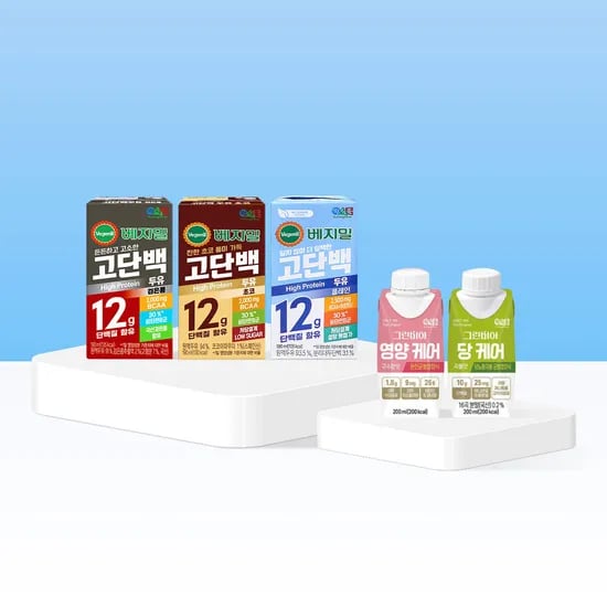 베지밀 고단백두유 플레인 190ml 32팩 외 1