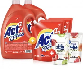 액츠 파워젤 세탁세제 12.42L