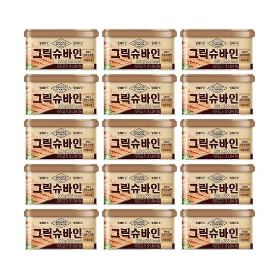 그릭슈바인 캔햄 200g x 15개