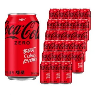 코카콜라 제로 350ml 24개