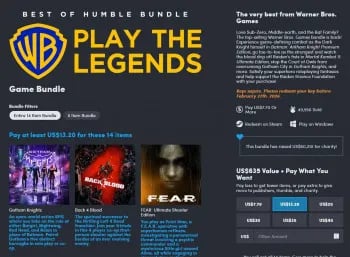 험블번들 Play The Legend 번들