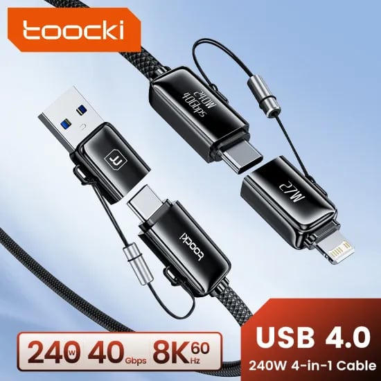 투키 240W 4in1 USB 케이블