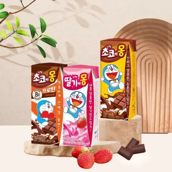 남양 초코에몽 3종 190ml 48팩