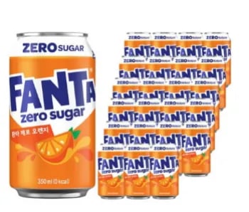 환타 제로 오렌지향 350ml 24개