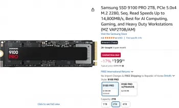 삼성 SSD 9100 PRO 2TB