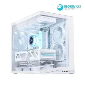 LIAN LI O11D MINI V2 FLOW 화이트 케이스