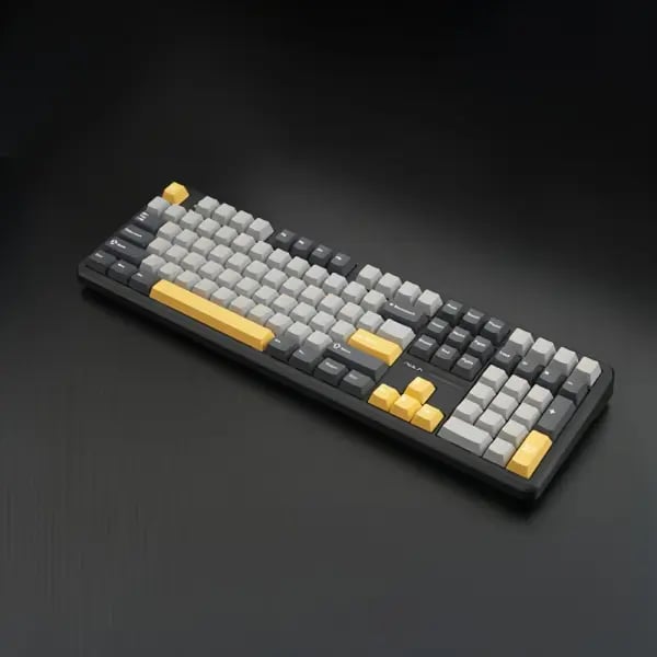 Aula 독거미 F108 Pro 유무선 키보드 모카 카라멜라떼축 외