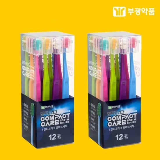 부광 얇은헤드 칫솔 초극세모 총 24개