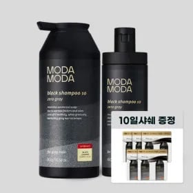 모다모다 새치샴푸 제로그레이 블랙10 100g