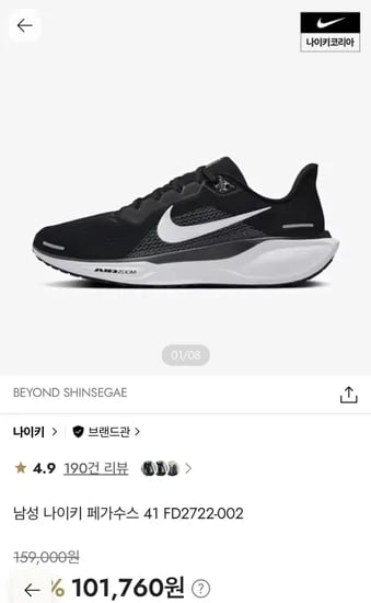 나이키 페가수스 41 FD27220-002