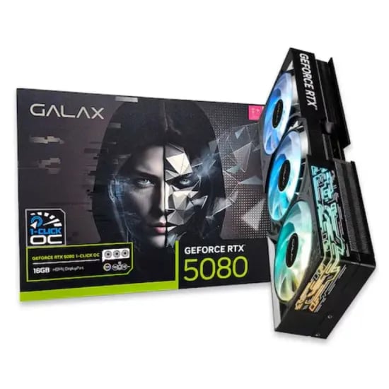 GALAX 지포스 RTX 5080 BLACK OC D7 16GB