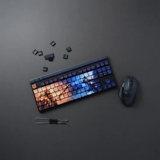 로지텍 G515 무선 게이밍 키보드 LOL 에디션 키캡 풀러