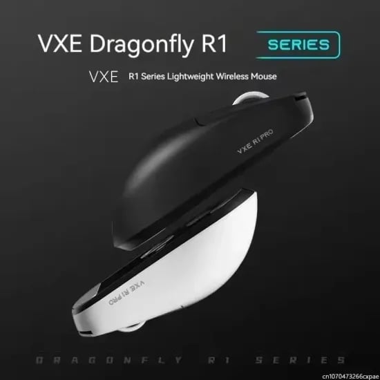 VXE R1 Pro MAX 무선 마우스 PAW3395 화이트
