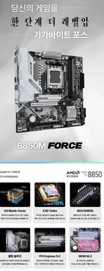 GIGABYTE B850M FORCE