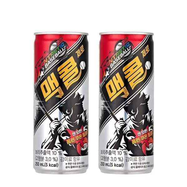 맥콜 제로 250ml 30캔