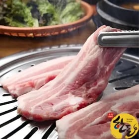 국내산 1+등급 한돈 생삼겹살 1kg