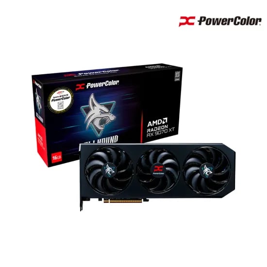 PowerColor 라데온 RX 9070 XT 헬하운드 블랙 화이트 외 다양
