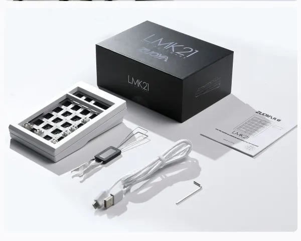 풀알루미늄 숫자패드 베어본 Zuoya LMK21 코인 498
