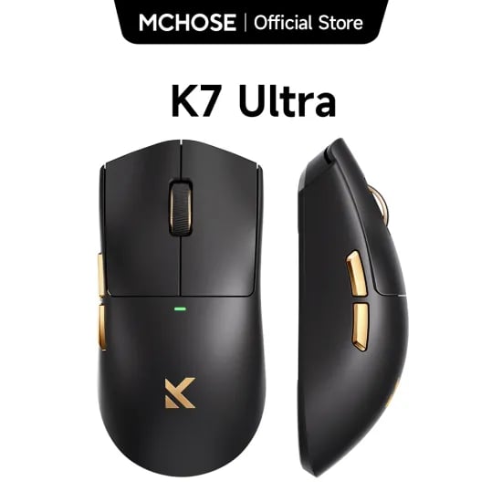 MCHOSE K7 울트라 무선 게임용 마우스 바브삼 카피쉘
