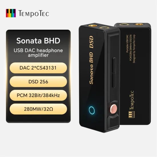 Tempotec sonata bhd 듀얼 CS43131 DAC
