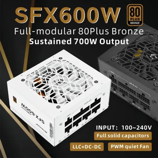 메탈피쉬 SFX-600W 80Plus 브론즈 풀 모듈러