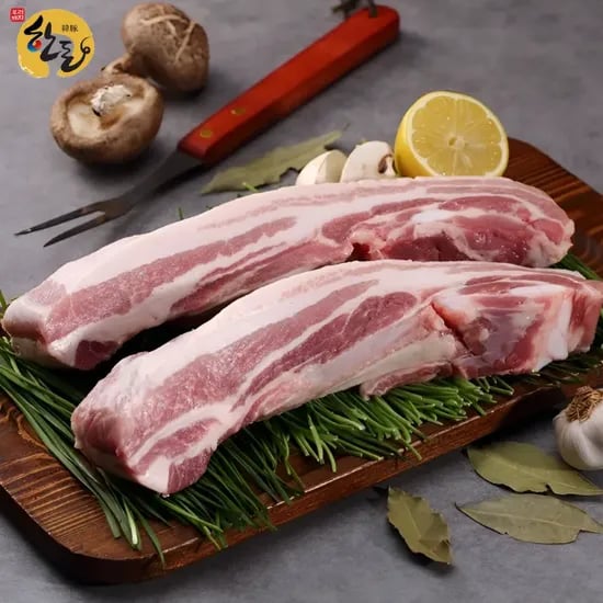 국내산 한돈 생삼겹 1kg