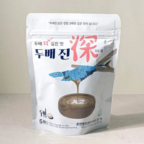 두배진심 코인 육수 3g*180정
