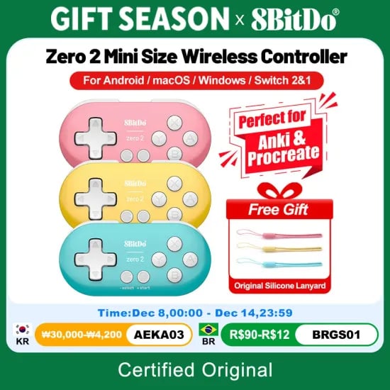 8BitDo Zero 2 미니 게임패드