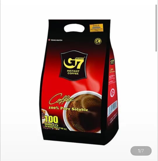 G7 베트남 블랙커피 6봉지 600개
