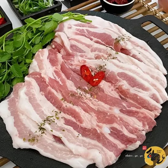 국내산 한돈 생삼겹 1kg