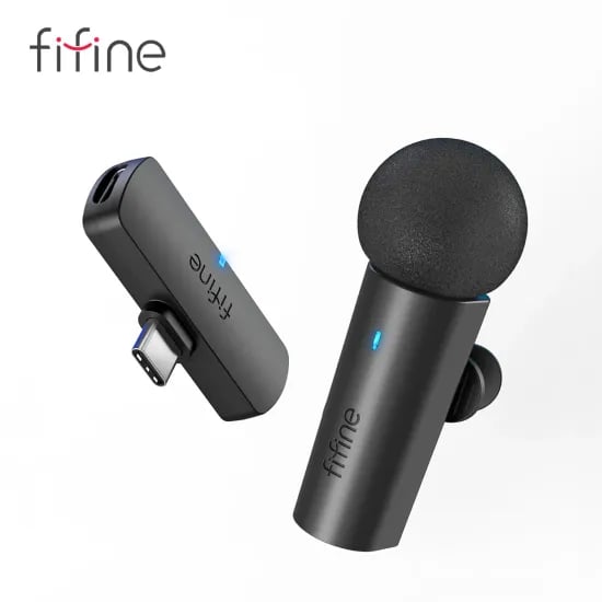 Fifine M6 무선 미니 마이크