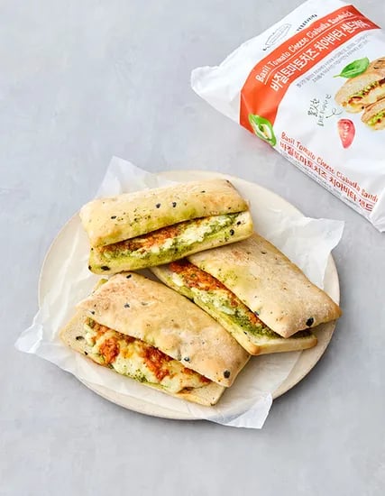 바질 토마토 치아바타 샌드위치 3개입