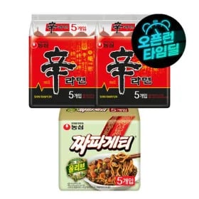신라면 10개 짜파게티 5개