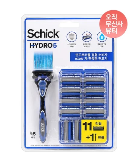쉬크 하이드로5 오리지널 면도기 날 11입