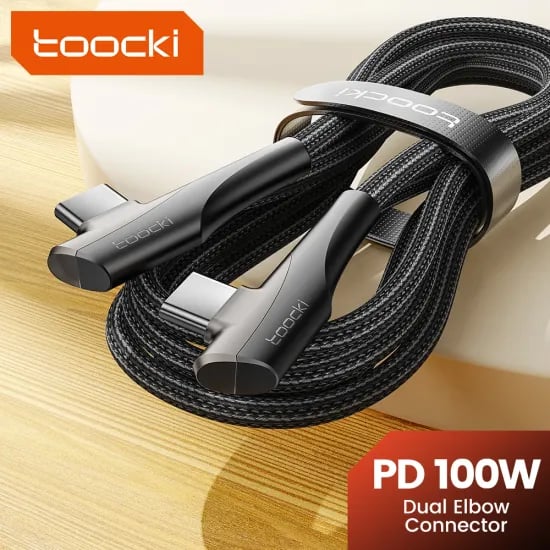 Toocki 100W C to C ㄱ자 케이블 2종