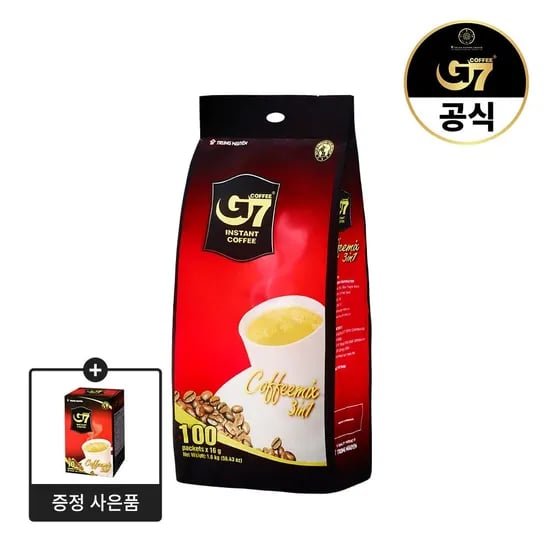 베트남 g7커피믹스 3in1 16g 100개입 10T