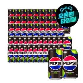 펩시콜라 제로라임 210ml 30캔 펩시제로라임 355ml 24캔
