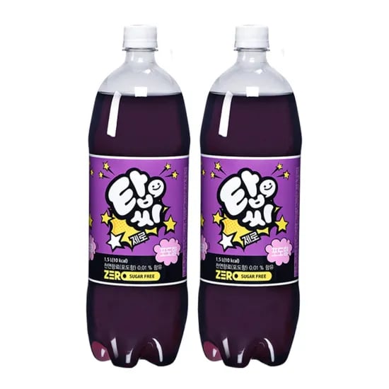 탑씨포도 제로 1.5L 12개