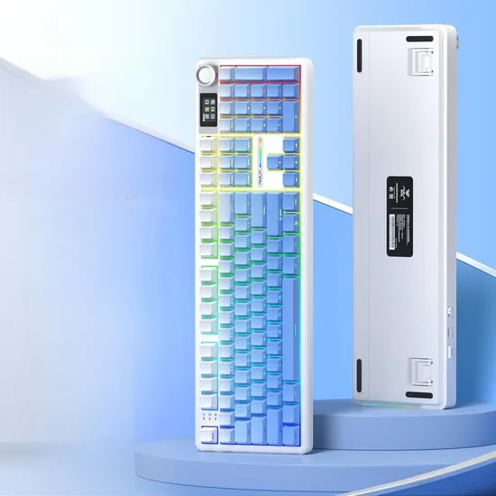 독거미 F108 PRO 아이스블루 풍령축 외 F108 저소음 경우축