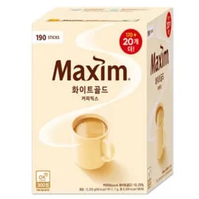 맥심 화이트골드 190T