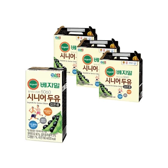 베지밀 5060시니어 두유 190ml 48팩