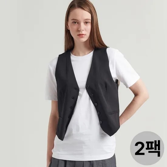 베이직하우스 롱기장 2PACK 반팔티셔츠 (9,900원/무료)