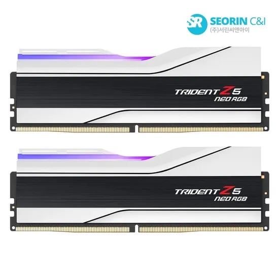 지스킬 DDR5 6000 CL36 32GB TRIDENT Z5 NEO RGB J 화이트
