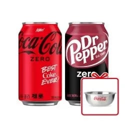 코크제로 350ml 24캔 + 닥터페퍼 제로 350ml 24캔